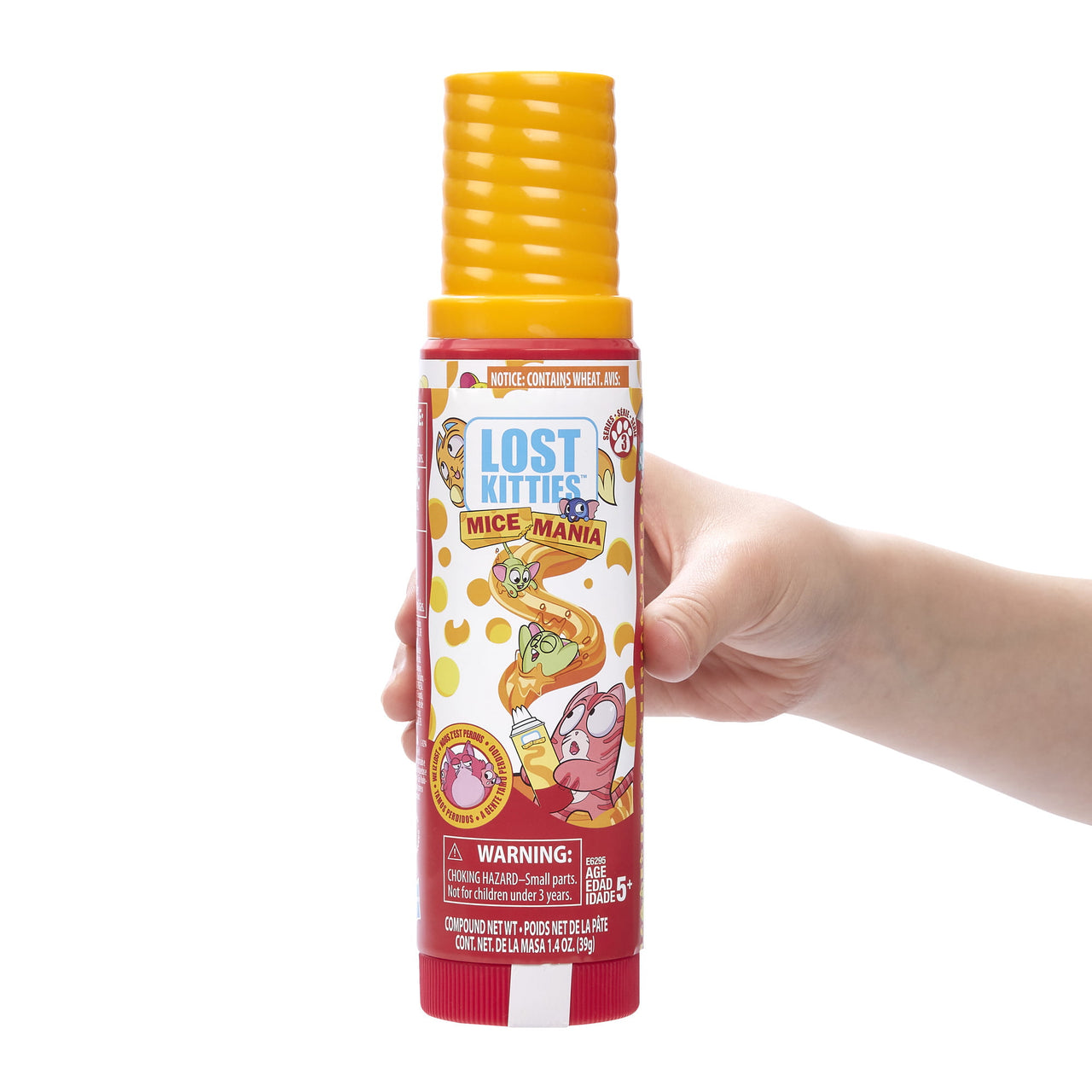 Lost Kitties Mice Mania Easy Squeeze Mice Can Toy, Series 3
