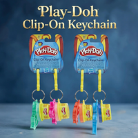 Hasbro Play-Doh Clip-On Keychain
