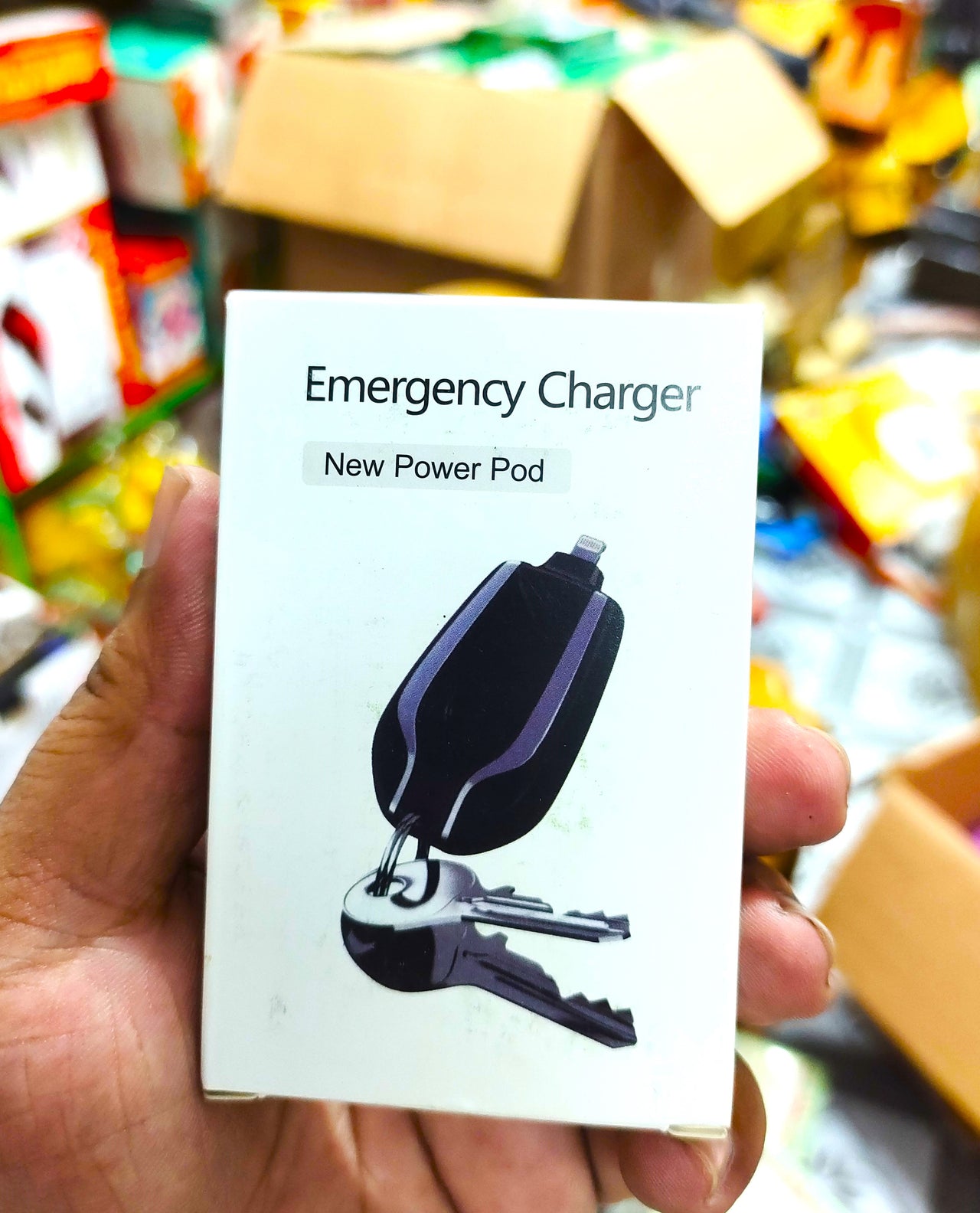 Electric Portable Battery Charger Plus Keychain
