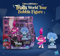 Thumbnail for Hasbro DreamWorks Trolls World Tour Bobble Figure