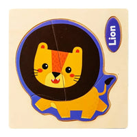 Thumbnail for Animal Shape Puzzle Toy-Lion