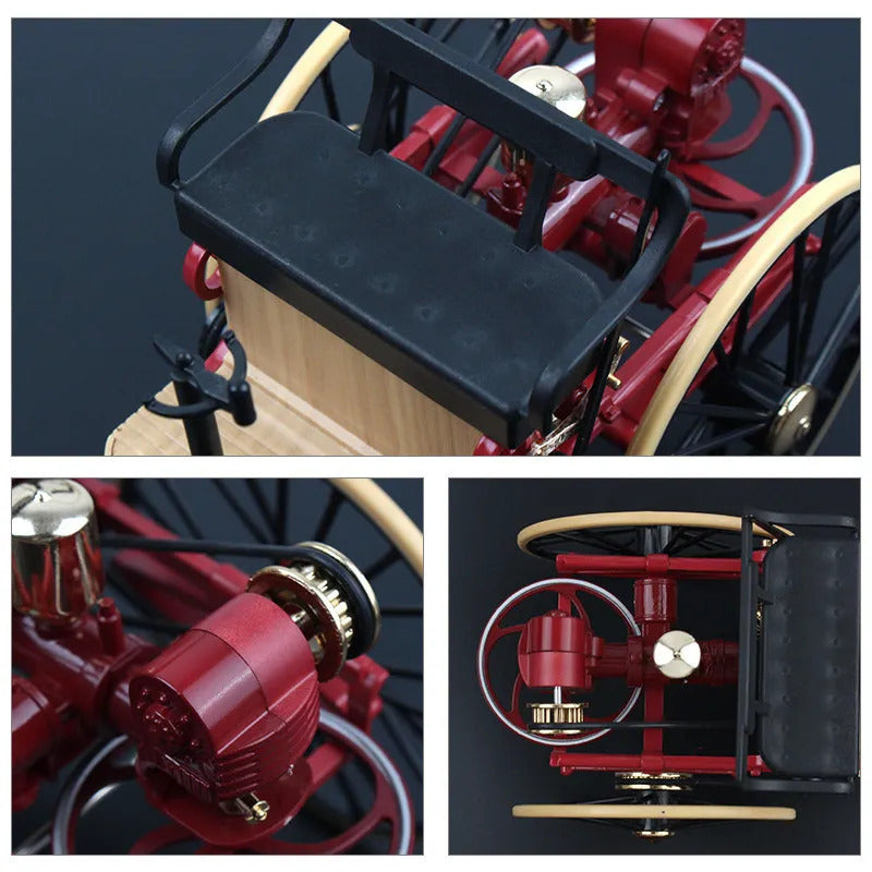 1:12 Scale Retro Alloy Tricycle