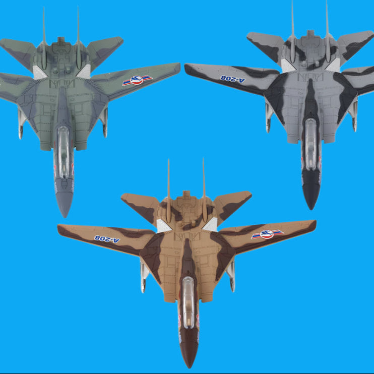 Diecast Military Power Fighter Airplane With Light And Sound