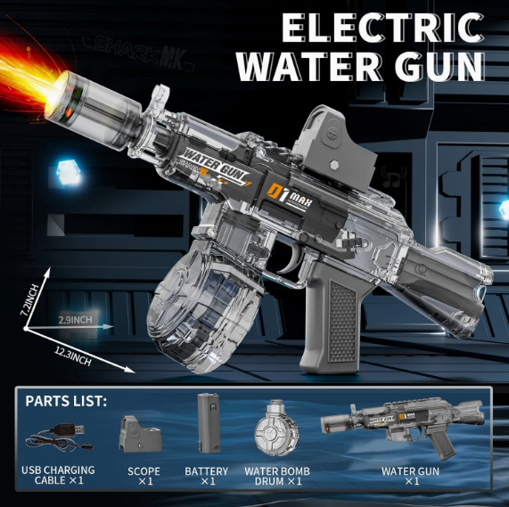 Electric  High Pressure Water Gun With Light Effect