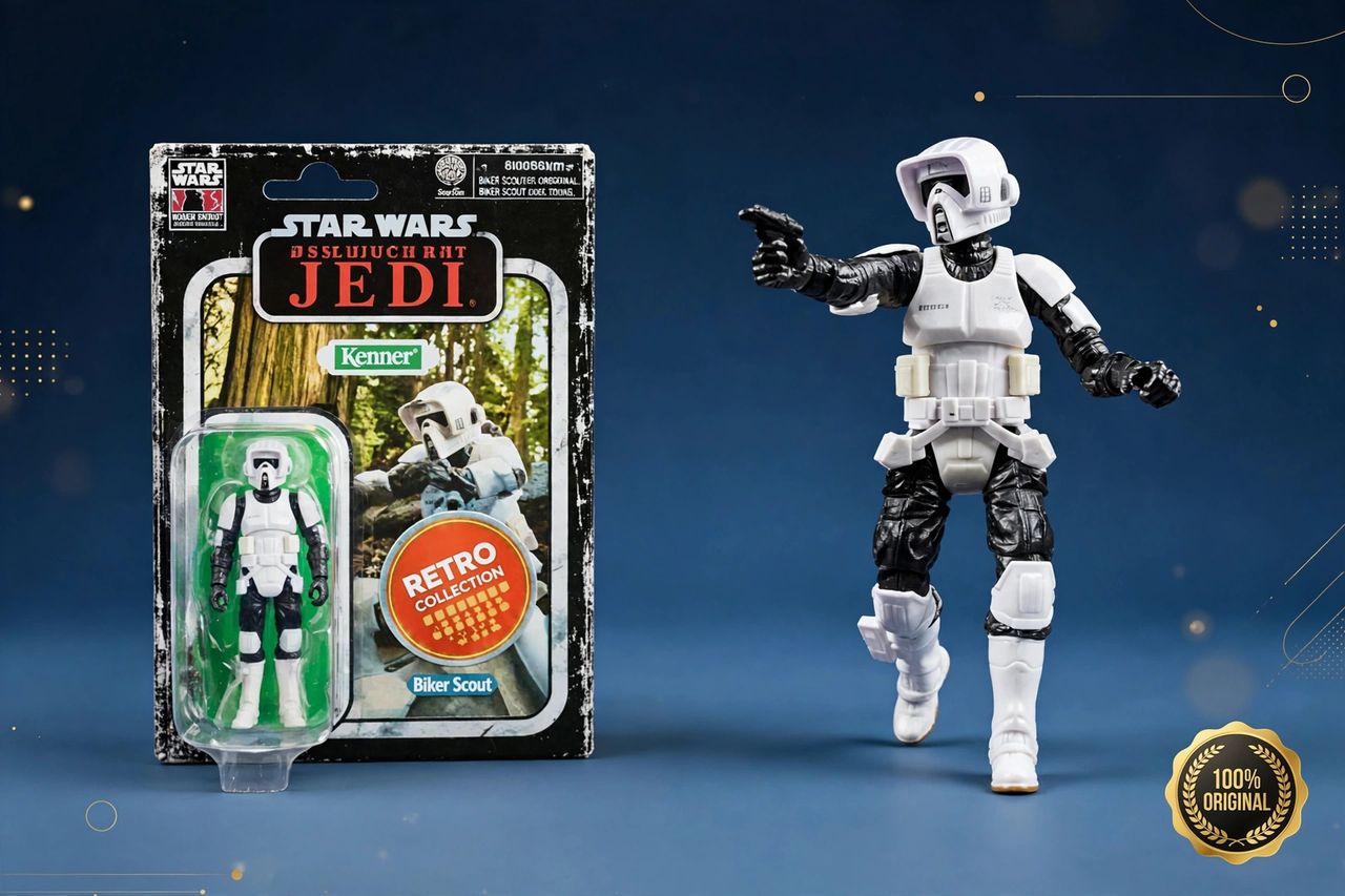Hasbro Star Wars Retro Collection Biker Scout 3.75-Inch Action Figure