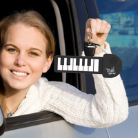 Thumbnail for Roll Up Silicone Piano Keyboard Key Chain