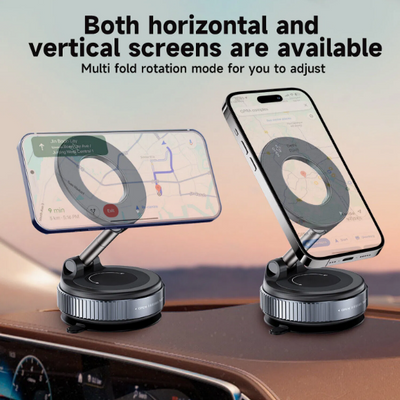 360° Adjustable Magnetic Vacuum Phone Holder