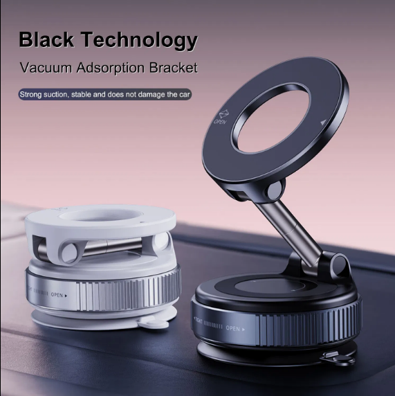 360° Adjustable Magnetic Vacuum Phone Holder