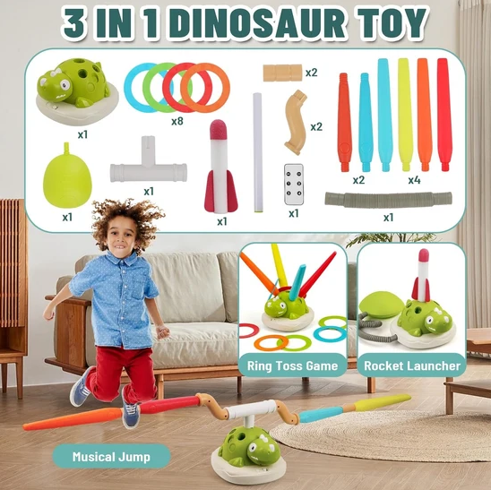Dinosaur Launcher Sports Machine Toy Set
