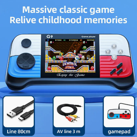 Multi Player G9 Handheld Console Game With 666 Games