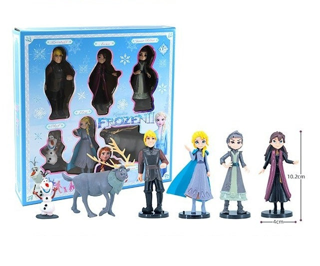 6 Pieces Mini Frozen Figures Set