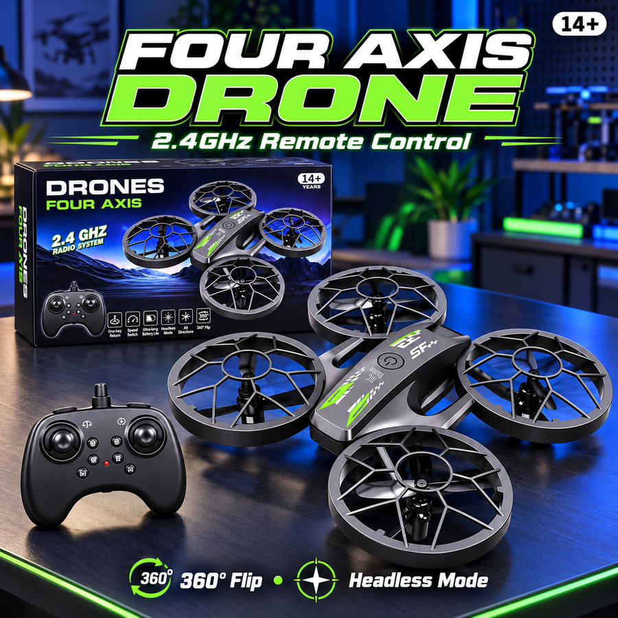 Four Axis 2.4GHz Remote Control Drone with 360° Flip