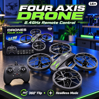 Four Axis 2.4GHz Remote Control Drone with 360° Flip