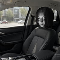 Thumbnail for Ghost Face Headrest Covers for Cars