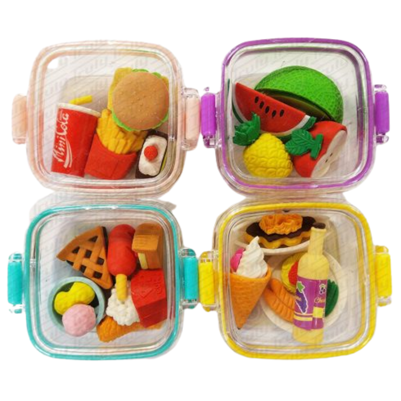 Fancy Food Erasers