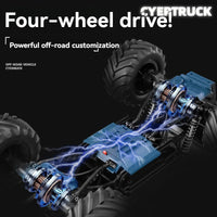 Thumbnail for 1.8 Scale Remote Control Cyber Truck 2.4GHz