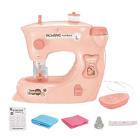 Thumbnail for DIY Kids Sewing Machine  Pink Beginner Toy Sewing Set
