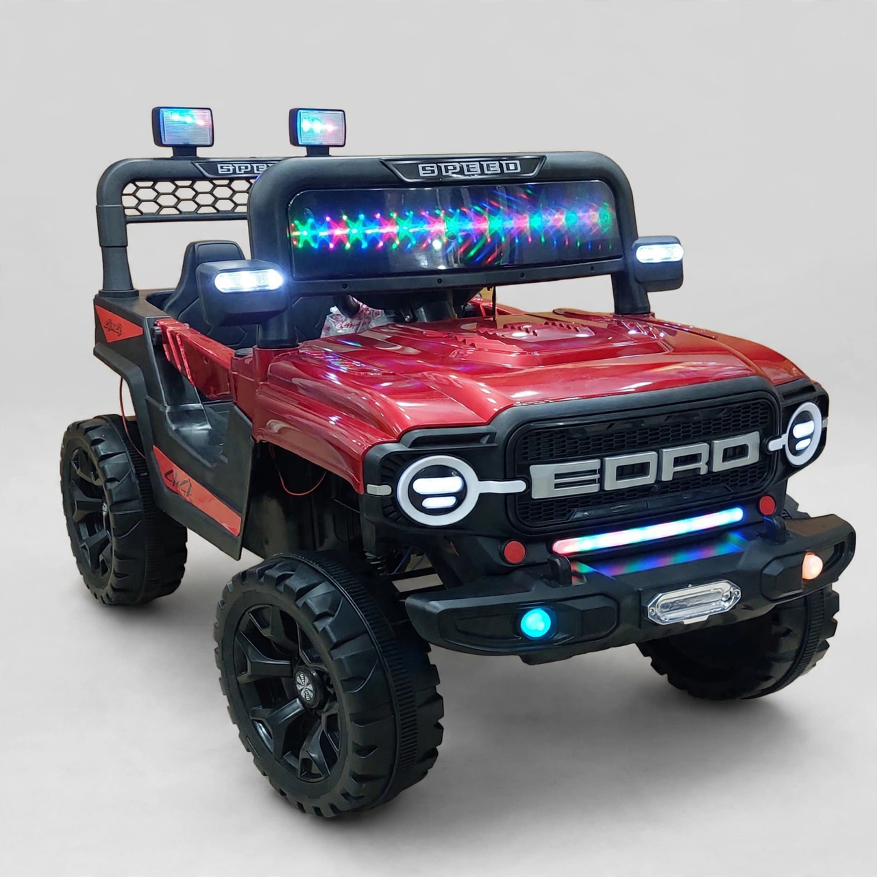 Ford Style Kids Electric Ride On Jeep – Red