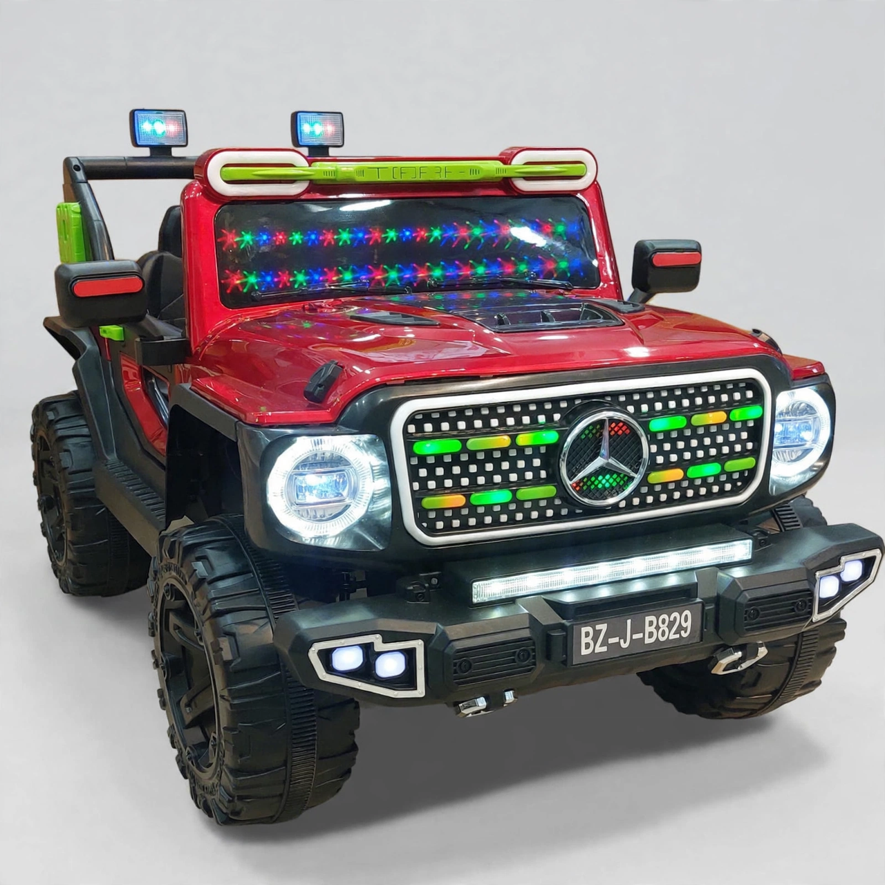 Mercedes Style Kids Electric Ride On Jeep – Red