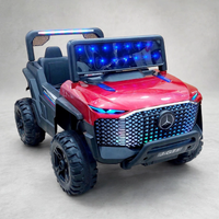 Thumbnail for Mercedes Style Kids Electric Ride On Jeep – Red with Blue LEDs