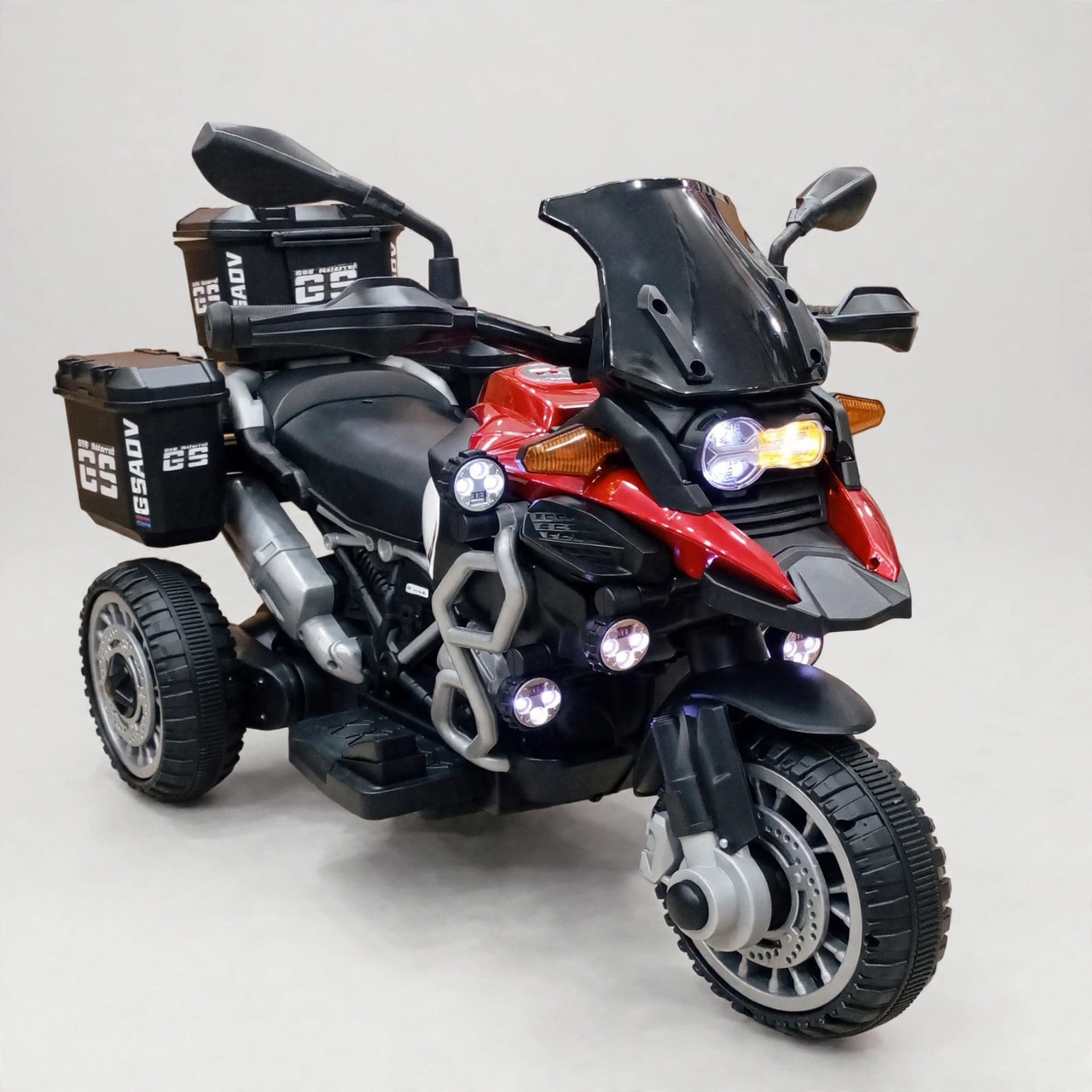 BMW GS Adventure Style Kids 3 Wheel Electric Ride On Bike – Red