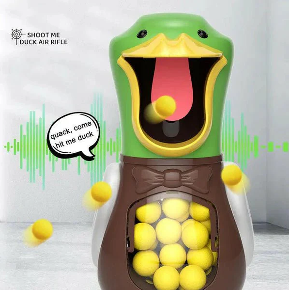 Duck Shooting Air Powered Soft Bullet Target Gun