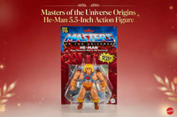 Thumbnail for Mattel Masters of the Universe Origins He-Man 5.5-Inch Action Figure
