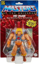 Thumbnail for Mattel Masters of the Universe Origins He-Man 5.5-Inch Action Figure