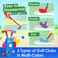 Thumbnail for Indoor And Outdoor Golf Kit Play Set