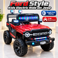 Ford Style Kids Electric Ride On Jeep – Red