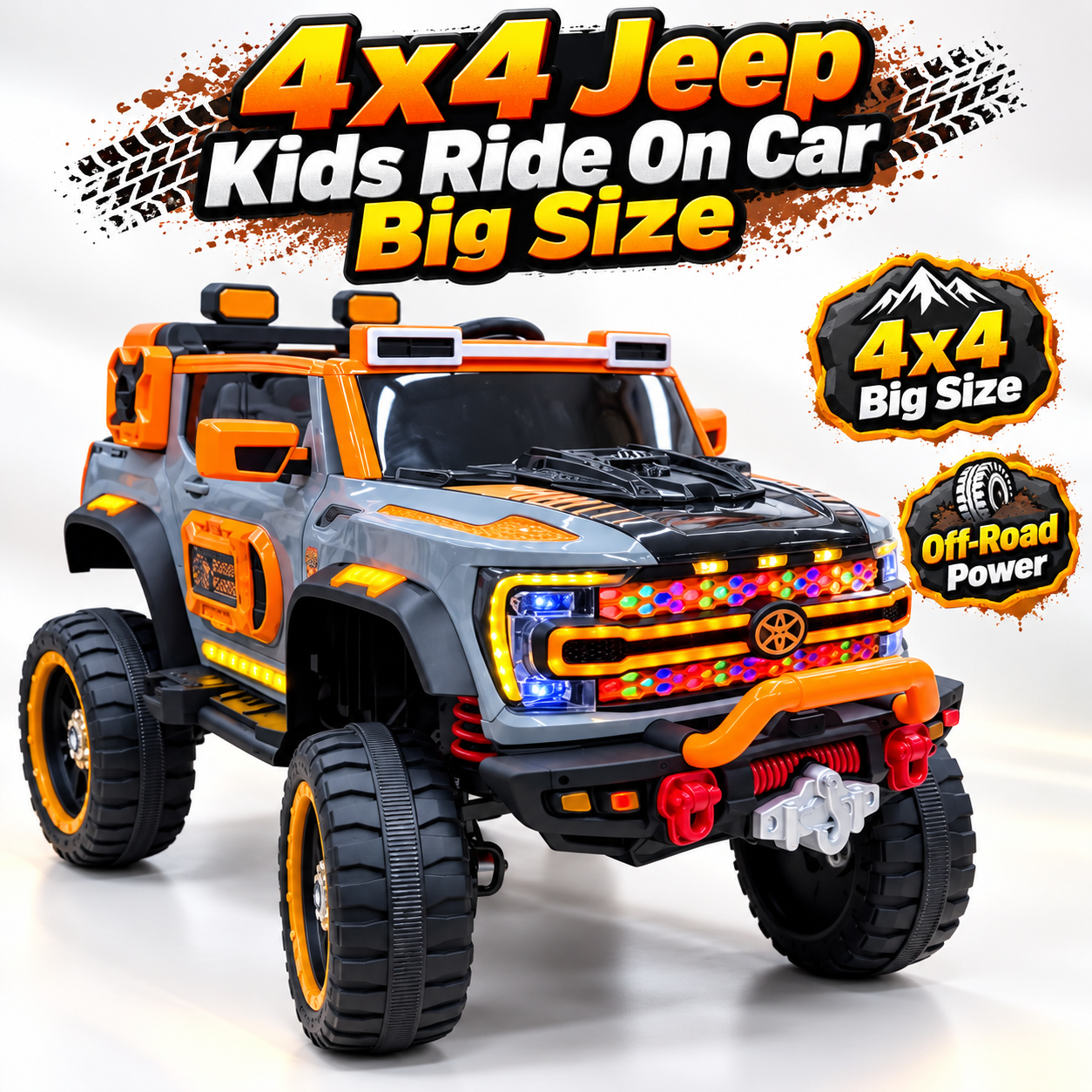 Big Size 4x4 Jeep Kids Electric Ride On Car