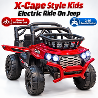X-Cape Style Kids Electric Ride On Jeep – Red