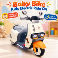 Thumbnail for Baby Bike Kids Electric Ride On with Music & Lights