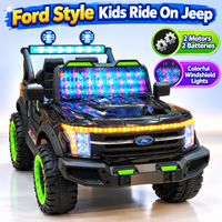 Thumbnail for Ford Raptor Style Kids Electric Ride On Jeep with Music & Lights