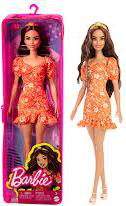 Barbie Fashionistas Doll #182 – Floral Dress by Mattel