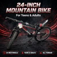 Thumbnail for 24-inch teen adult mountain bicycle - hero image