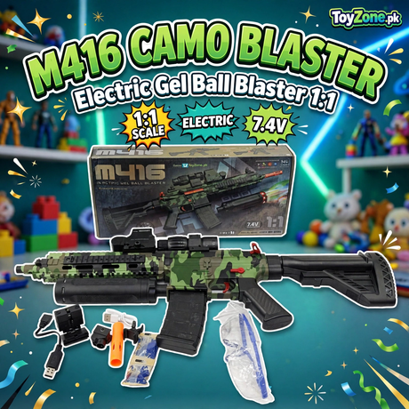 M416 Camo Electric Gel Ball Blaster 1:1
