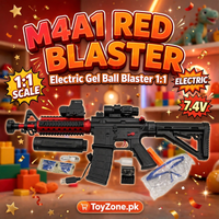 M4A1 Red Electric Gel Ball Blaster 1:1