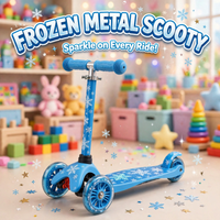 Frozen Metal 3-Wheel Scooty with Lights