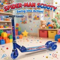 Thumbnail for Spider-Man Metal 3-Wheel Light-Up Scooty