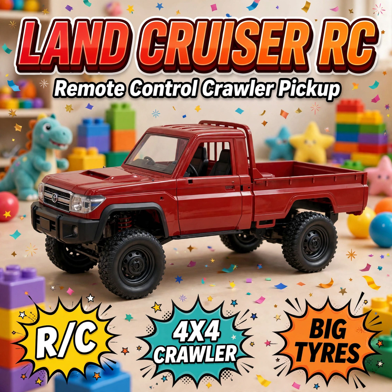 Toyota Land Cruiser RC Crawler Pickup