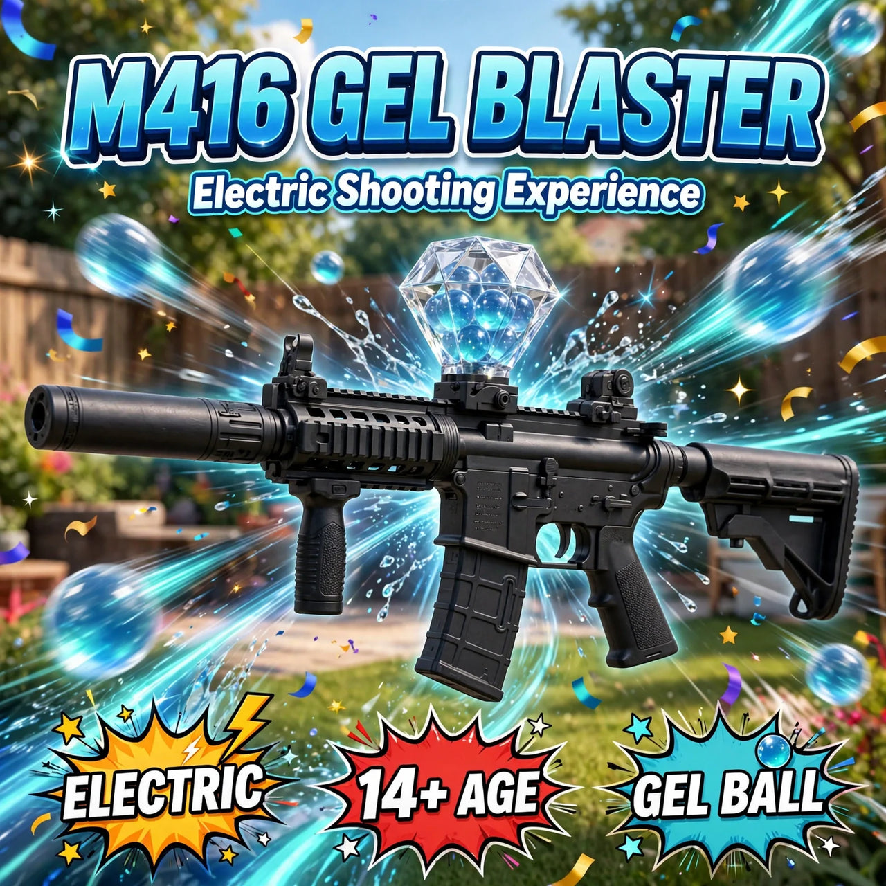 M416 Electric Gel Ball Blaster