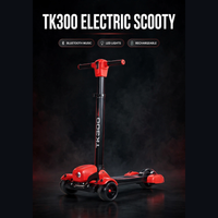 Thumbnail for Bluetooth electric scooty with LED lights, rechargeable
