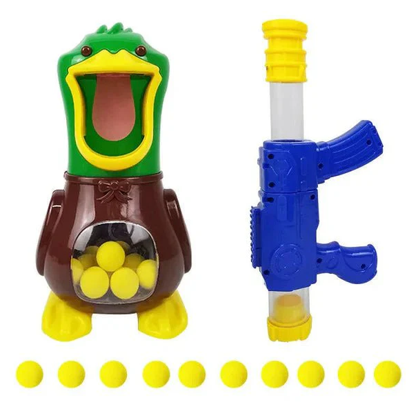 Duck Shooting Air Powered Soft Bullet Target Gun