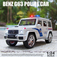 Thumbnail for Diecast AMG G63 Police Car 1:24 Scale