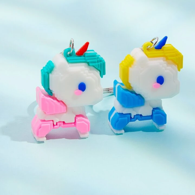 2pcs Cute Unicorn Classy Keychain