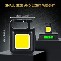 Thumbnail for COB Rechargeable Keychain Mini Flashlight