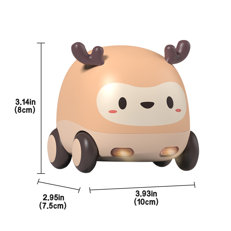 Cartoon Cute Pet Pull Back Car Children