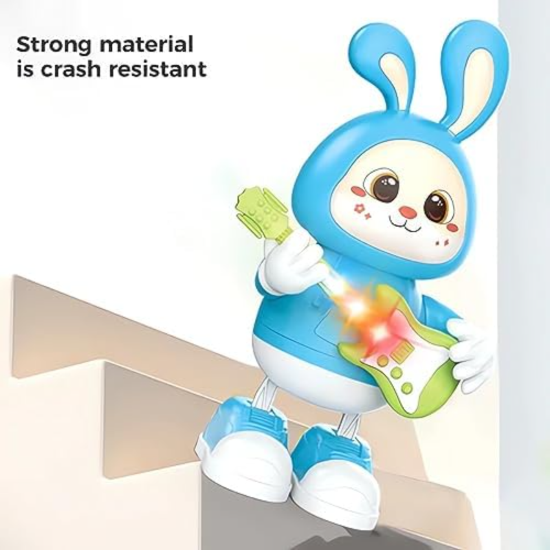 Adorable Electronic Rabbit Guitarist Toy