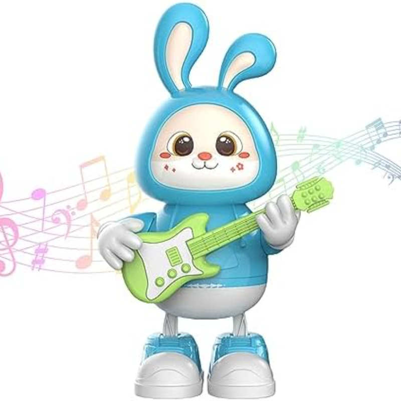 Adorable Electronic Rabbit Guitarist Toy